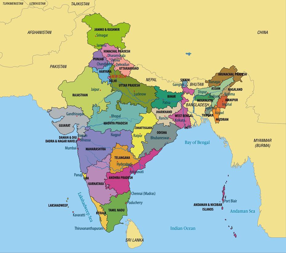 India Maps & Facts – World Atlas, Thāne, India, Palghar, Thane  District