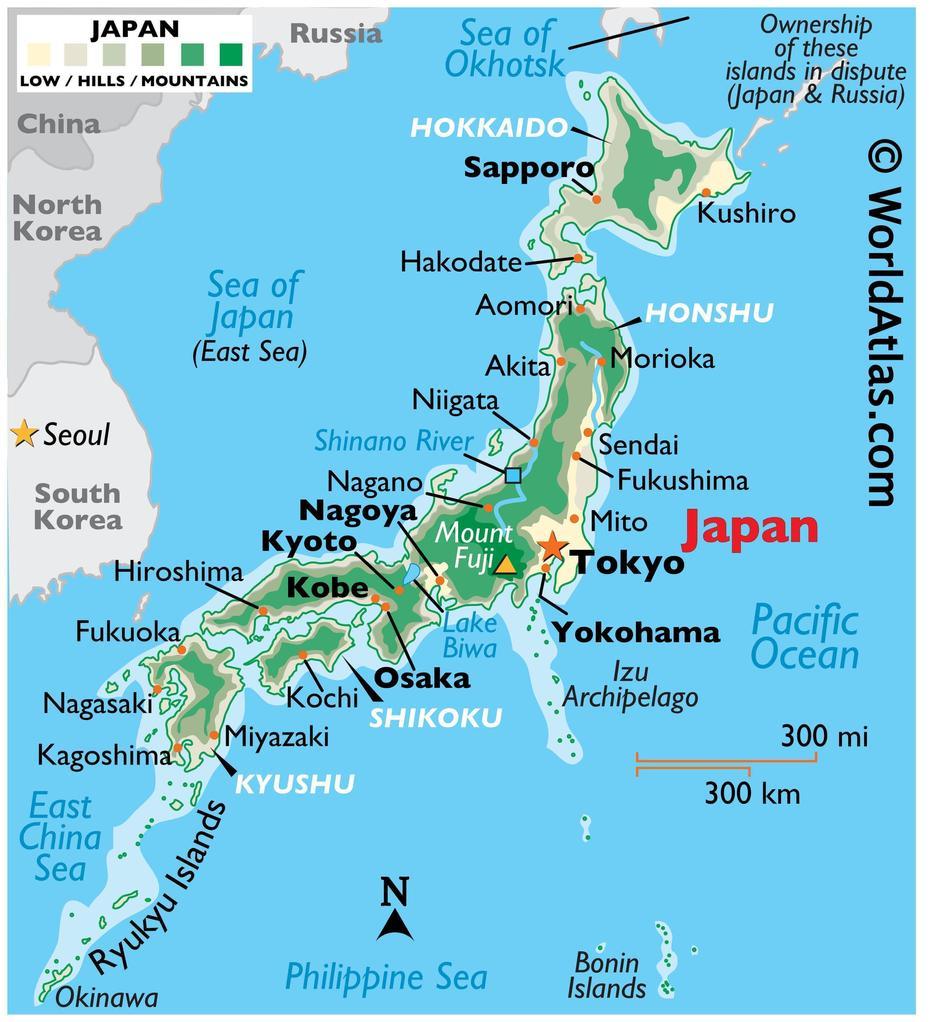 Japan Maps Including Outline And Topographical Maps – Worldatlas, Seika, Japan, Seika Samonte, Seika Ikebana