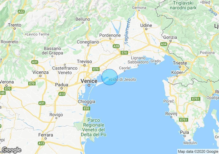 Jesolo Italy Map  Get Map Update, Iesolo, Italy, Venice Lido, Aqualandia Lido Di Jesolo