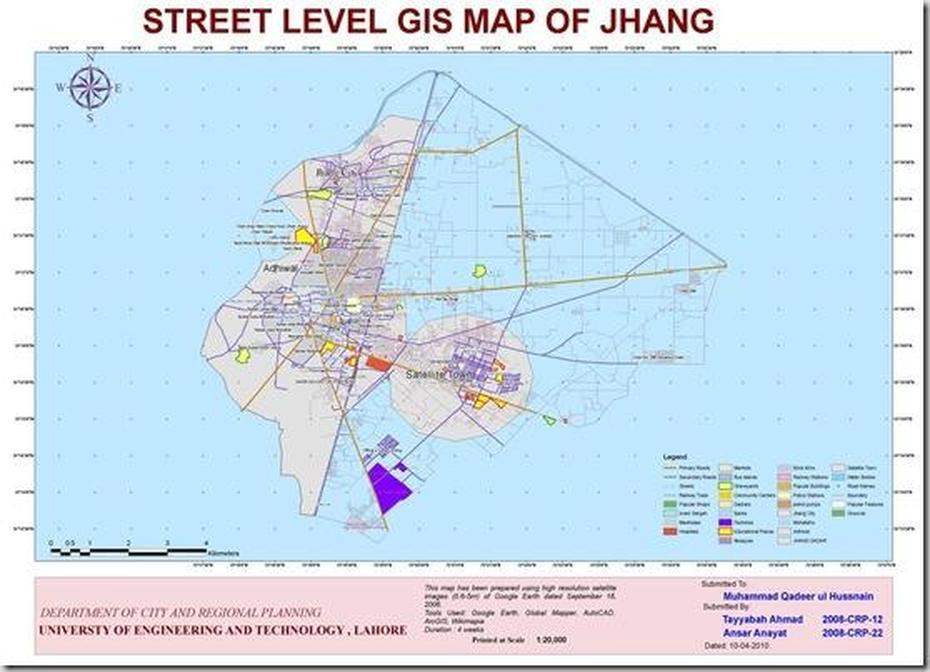 Jhang Gis Map | Pakistan Gis, Jhang City, Pakistan, Karachi On, Bahawalpur Pakistan