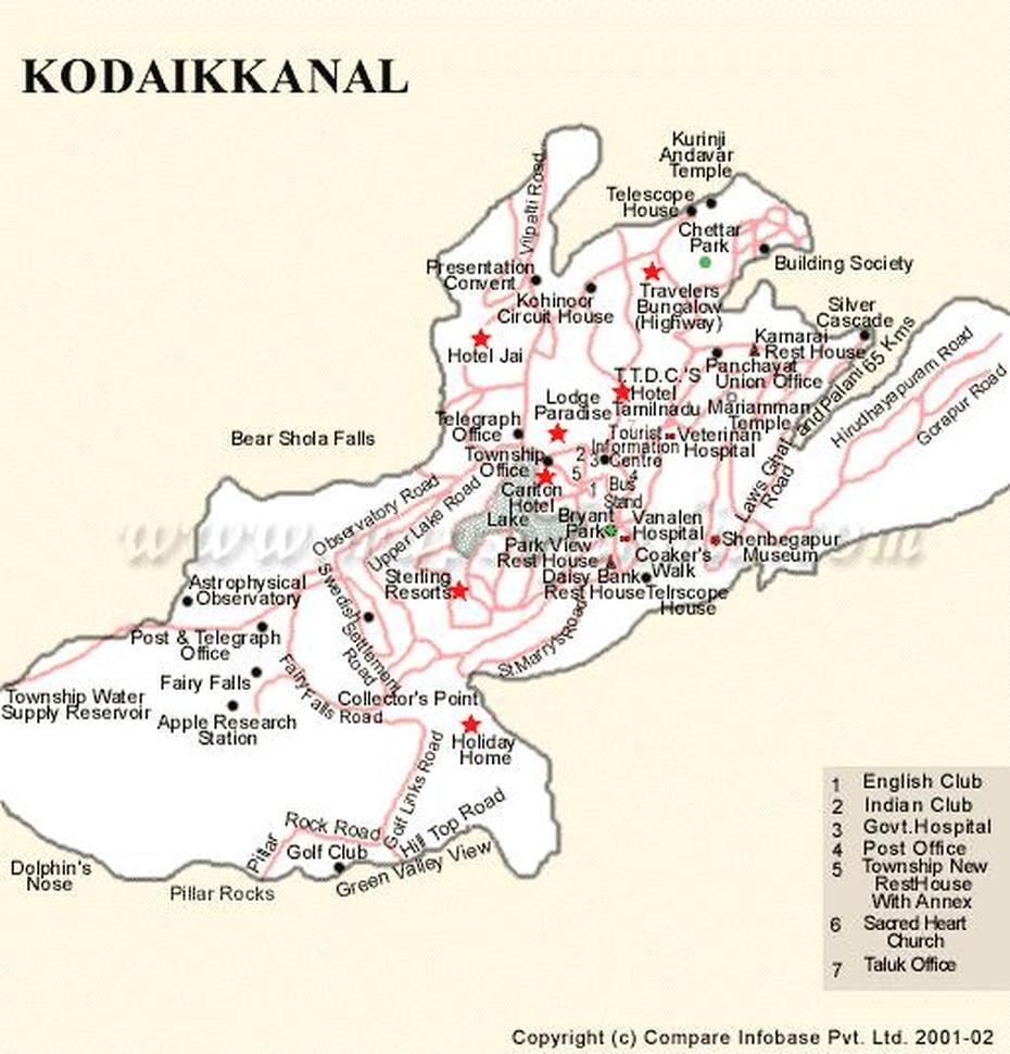 Kodaikanal Travel Map, Kodaikanal City Map, Kodaikanal Tourist Map …, Kodaikānal, India, Palani India, Shimla India