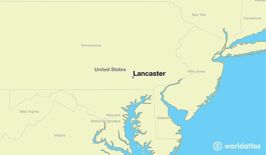 Where Is Lancaster, Pa? / Lancaster, Pennsylvania Map – Worldatlas, Lancaster, United States, Lancaster Ca City, Of Lancaster Pa And Surrounding Area