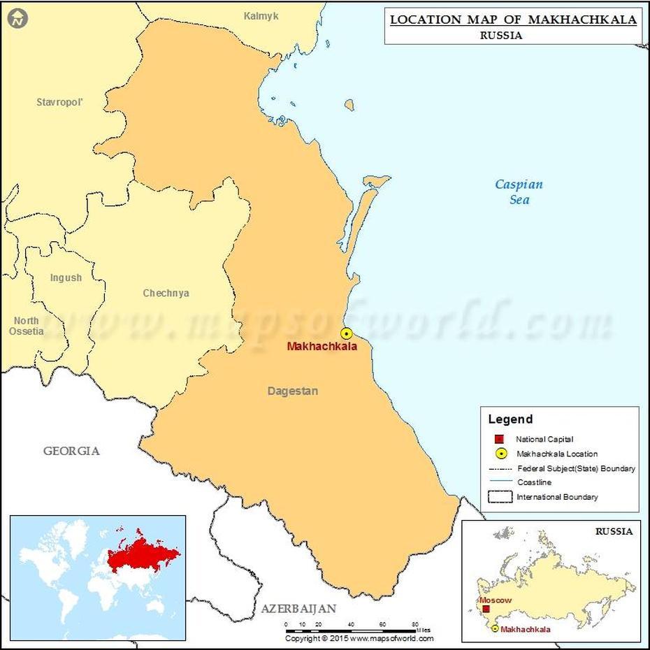 Where Is Makhachkala | Location Of Makhachkala In Russia Map, Makhachkala, Russia, Dagestan  City, Dagestan  Capital