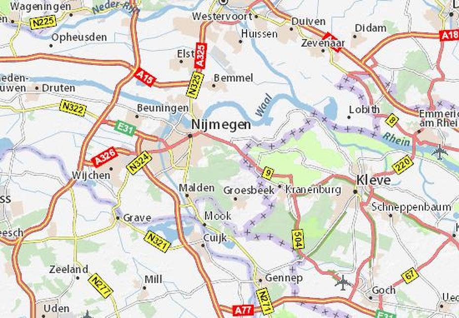 Map Of Berg En Dal – Michelin Berg En Dal Map – Viamichelin, Berg En Dal, Netherlands, Berg En Dal Resort, Berg En Dal Kruger National Park