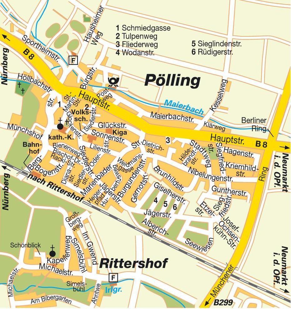 Map Neumarkt, Germany. Maps And Directions At Hot-Map., Neumarkt, Germany, Parsberg Germany, Altdorf Germany