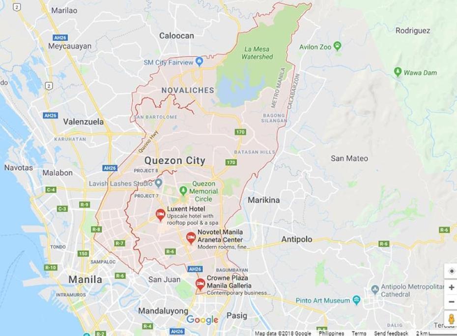 Map Of Quezon City – 88 World Maps, Quezon City, Philippines, Caloocan Philippines, Lucena City