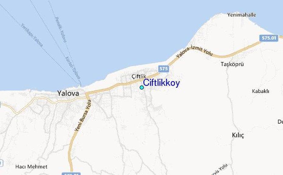 Turkey  Outline, Turkey  With Cities, Location Guide, Çiftlikköy, Turkey