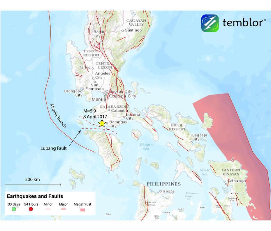 M=5.9 Earthquake Shakes The Philippines – Temblor, Gutalac, Philippines, Philippine  No Label, Big Philippine