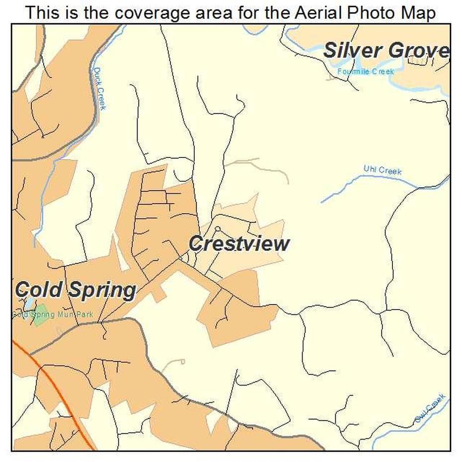 Aerial Photography Map Of Crestview, Ky Kentucky, Crestview, United States, Sylvan Lake Alberta, Where Is Crestview Fl