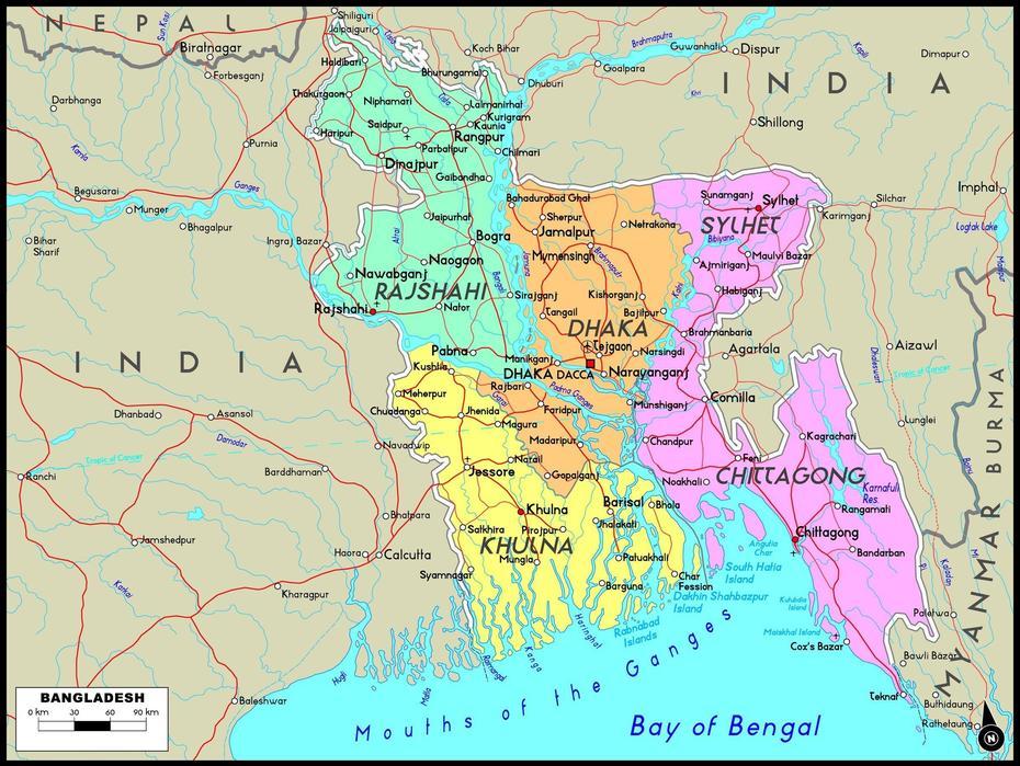 Bangladesh Maps | Printable Maps Of Bangladesh For Download, Majidpur, Bangladesh, Bangladesh Flood, Bangladesh  District Wise