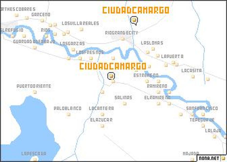 Ciudad Camargo (Mexico) Map – Nona, Camargo, Mexico, Copper Canyon Mexico, Chihuahua México  A