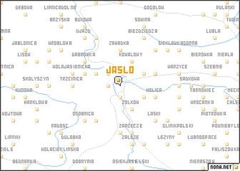 Jaso (Poland) Map – Nona, Jasło, Poland, Szczecin Poland, Sanok Poland