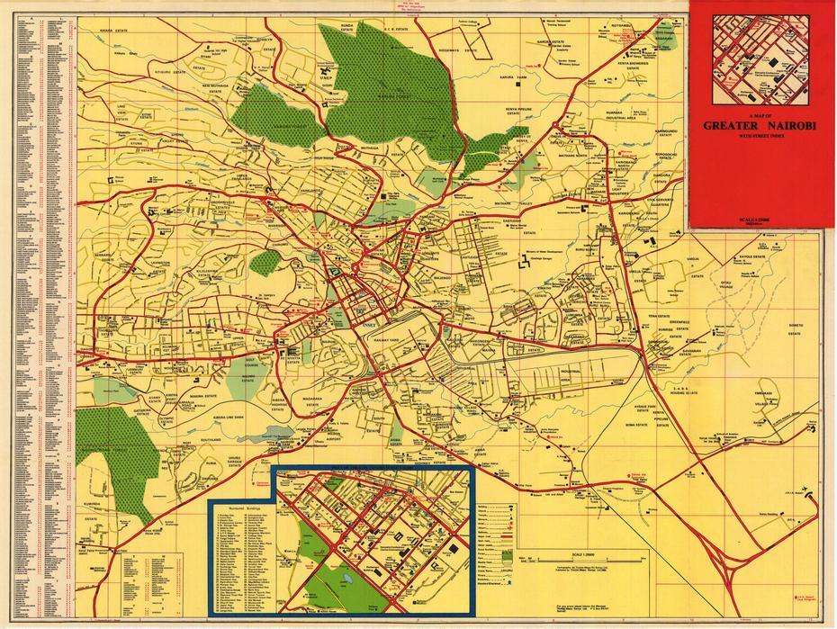 Kenya City Map / Nairobi Kenya City Map In Retro | Kenya, City Map …, Nairobi, Kenya, Kenya In, Nakuru Kenya