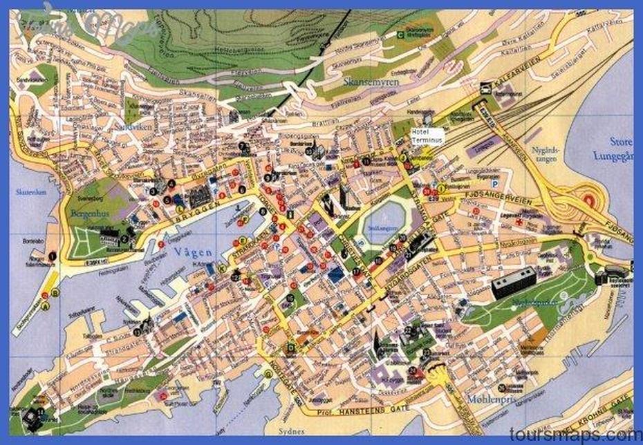 Map Of Bergen – Toursmaps, Bergen, Netherlands, Rhine River Netherlands, Bergen Op Zoom