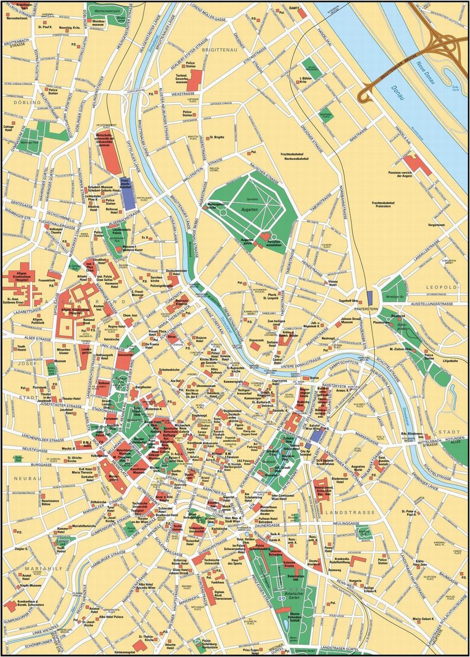 Map Of Vienna – Full Size | Gifex, Vienna, Austria, Vienna Austria Tourist, Vienna Austria Airport