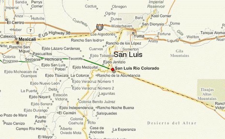 San Luis Arizona, San Luis Colorado, Arizona Location, San Luis, United States
