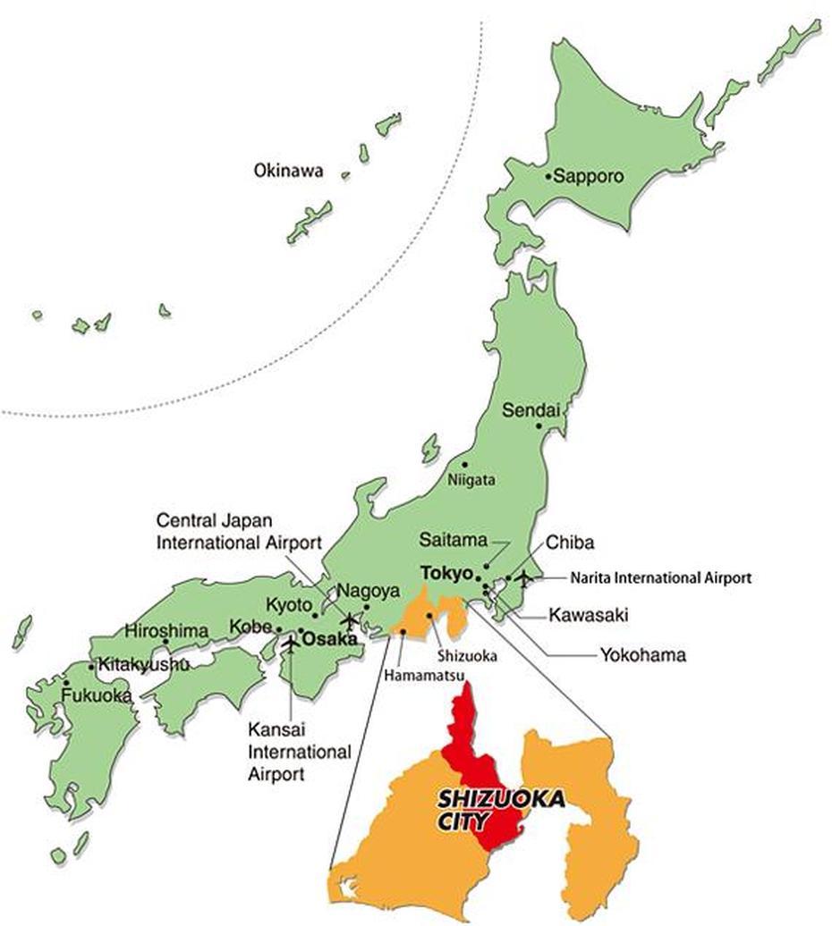 Shizuoka Map, Shizuoka, Japan, Shizuoka City Japan, Aomori Japan