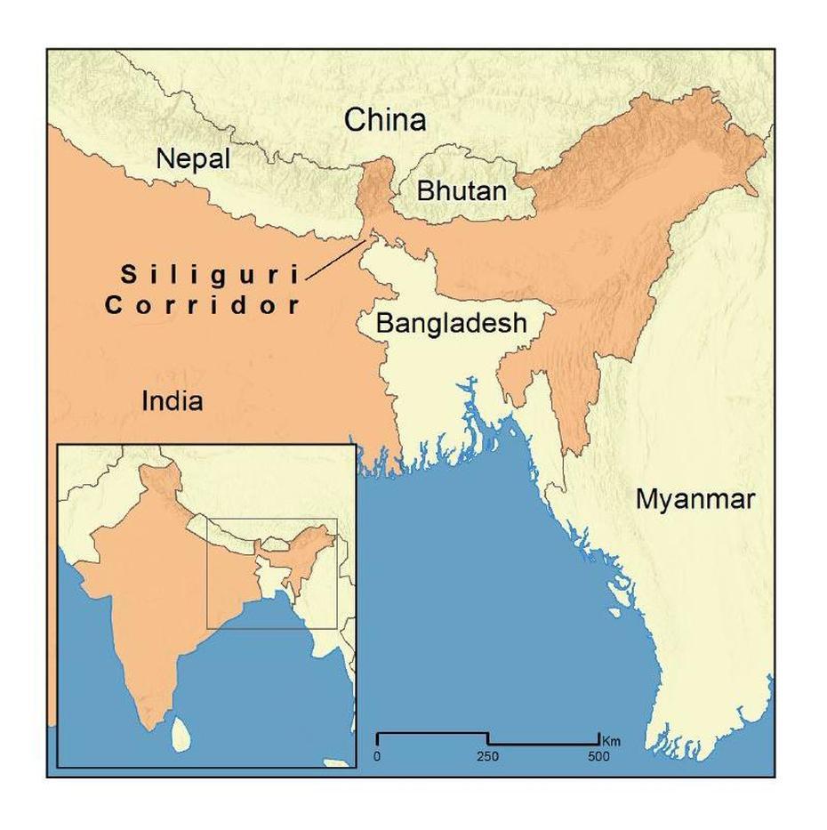 Siliguri West Bengal, Jalpaiguri, Siliguri Corridor, Shiliguri, India