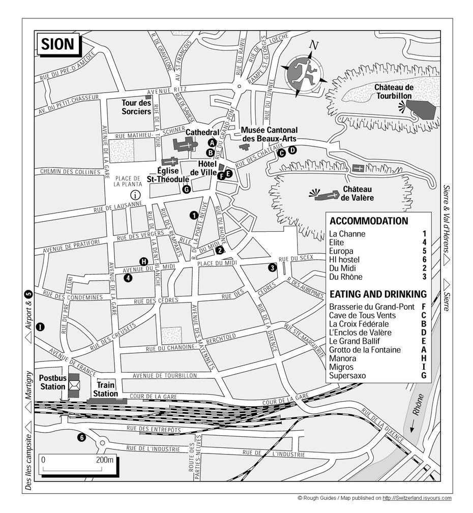 Switzerland Map Sion, Sion, Switzerland, Sion Suisse, Switzerland Country