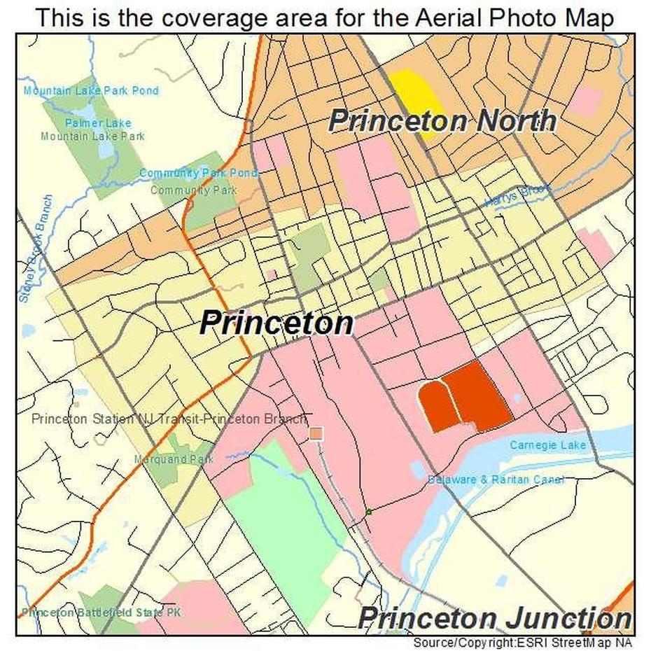 Aerial Photography Map Of Princeton, Nj New Jersey, Princeton, United States, United States World, Basic United States