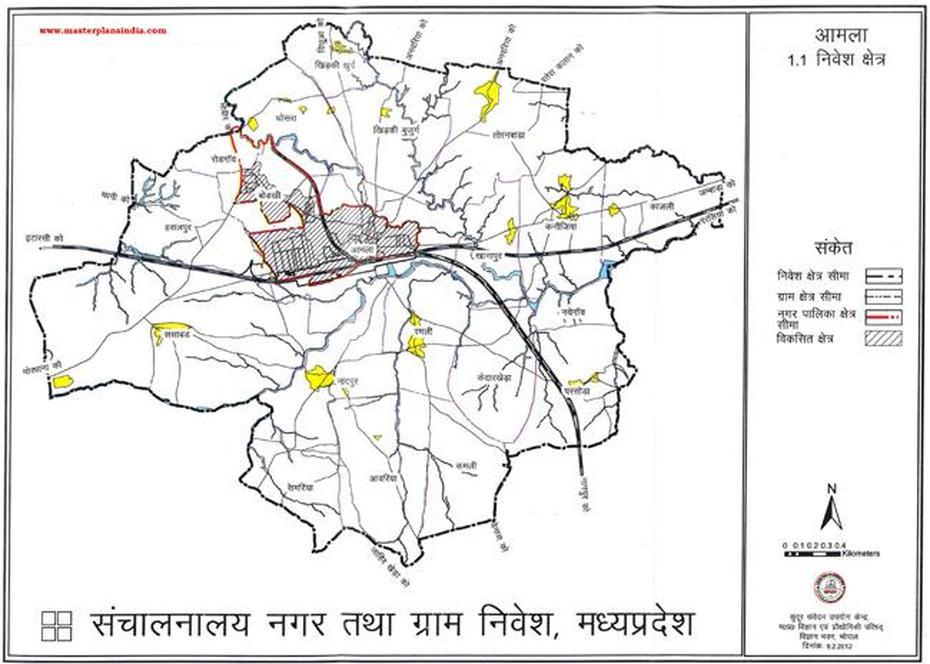 Amla Investment Area Map – Master Plans India, Amla, India, Emblica, Amla Juice