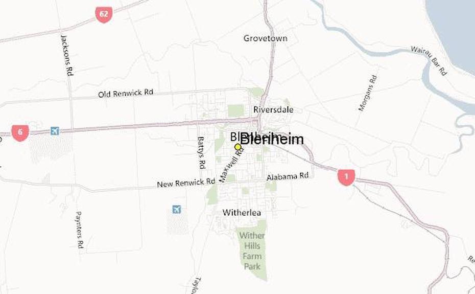 Of Blenheim Ontario, New Zealand Area, Station Record, Blenheim, New Zealand