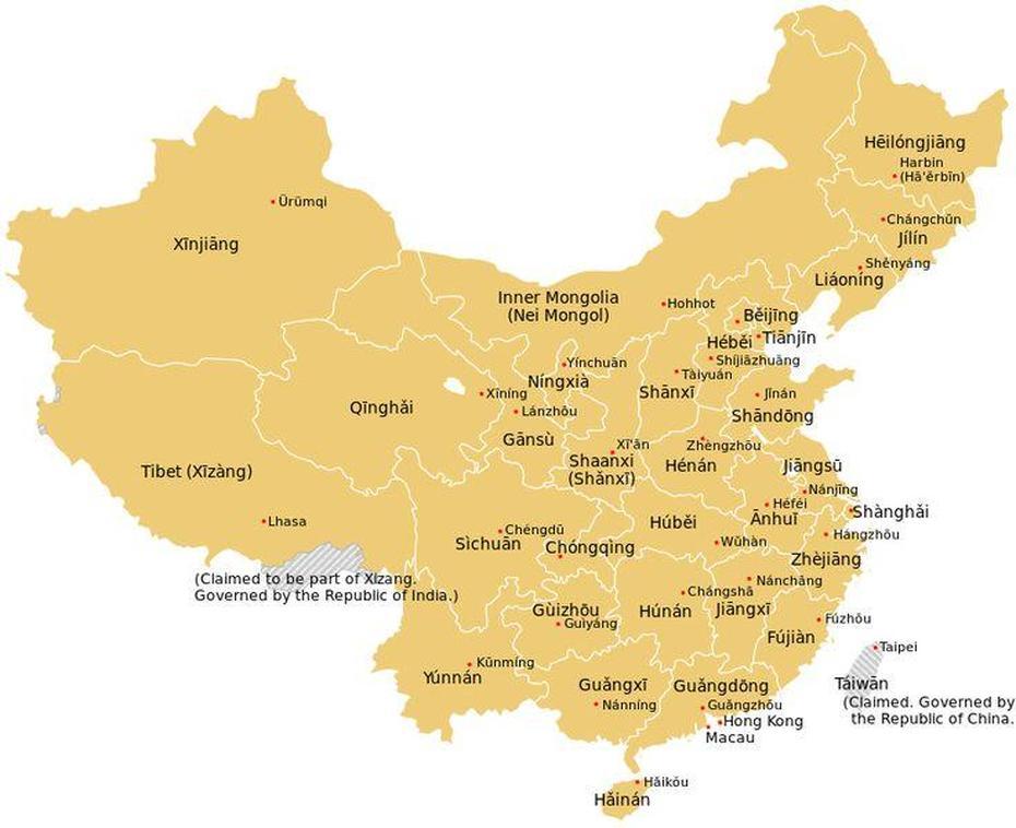 Cities In China, China  By Province, Peoples Republic, Diaowo, China