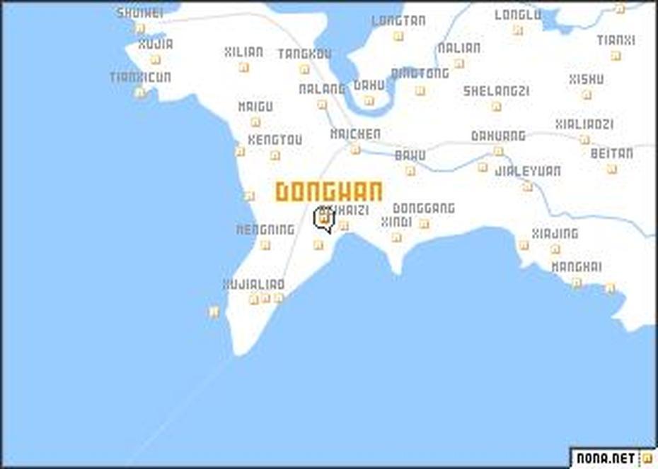 Dongwan (China) Map – Nona, Dongwang, China, Communist China, Shanghai In China