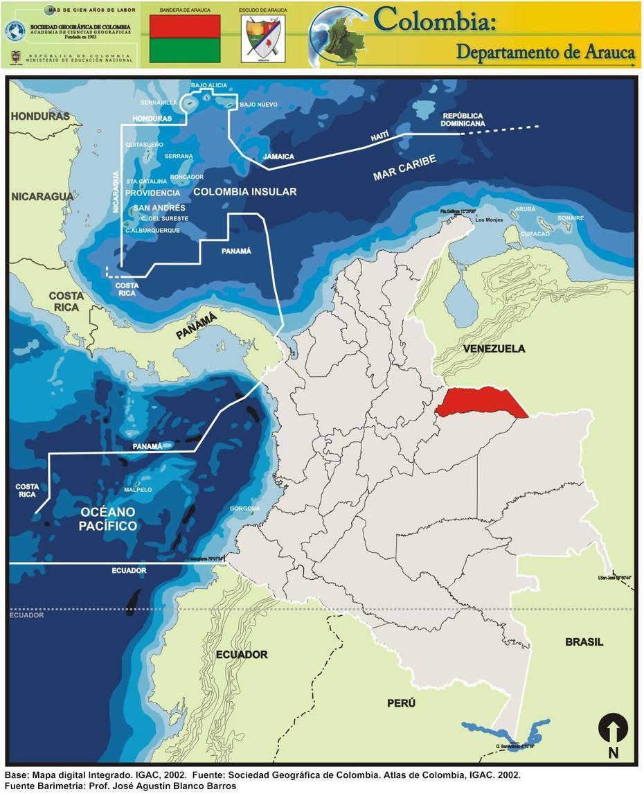 Imagen Representativa De Colombia, Departamento  Arauca, Sociedad Geografica, Arauquita, Colombia