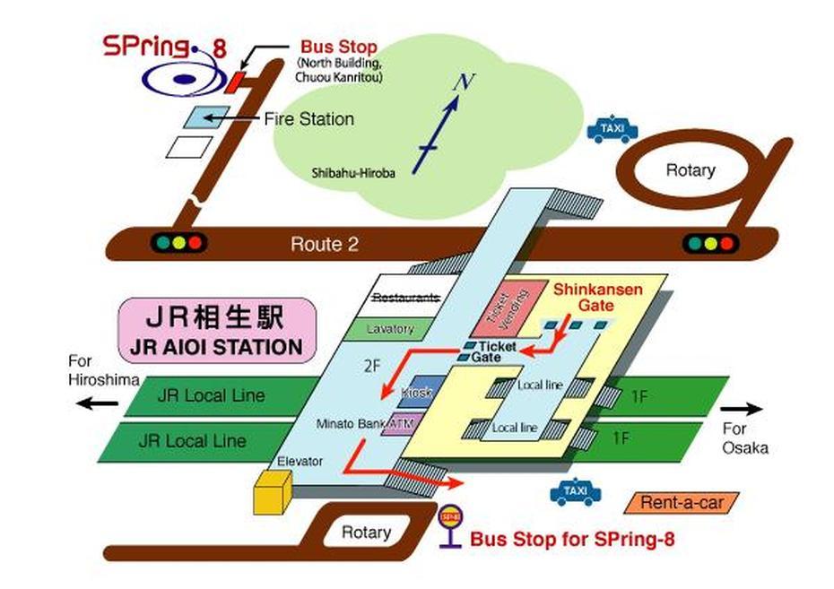 Information Map Of Aioi Station  Spring-8 Web Site, Aioi, Japan, Oncidium  Twinkle, Shia