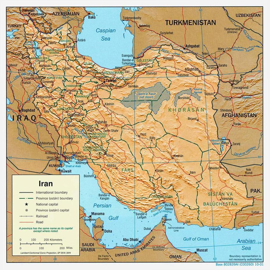 Iran  Vector, Iran Cities, Detailed Political, Eyvān, Iran