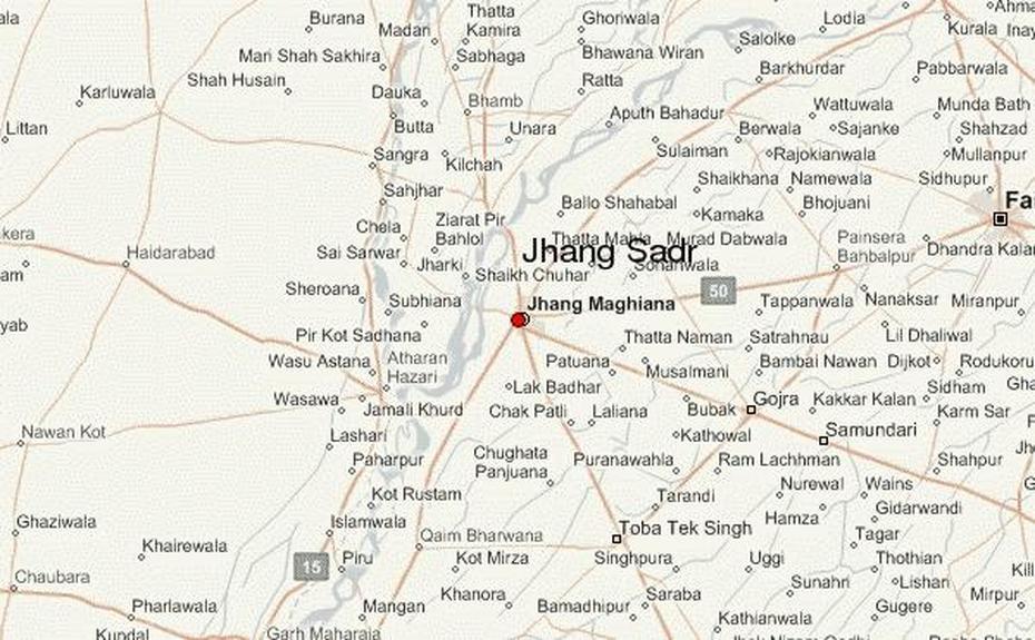 Jhang Sadr Location Guide, Jhang City, Pakistan, Pakistan A, Bhakkar