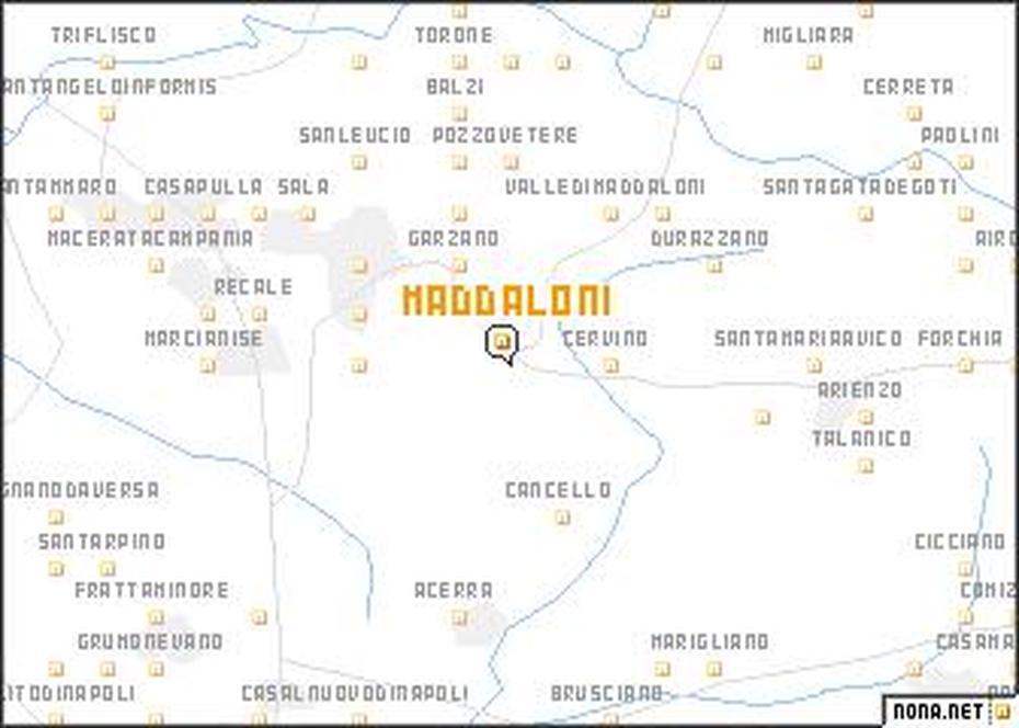 Maddaloni (Italy) Map – Nona, Maddaloni, Italy, Tivoli Italy, Catepanate Of Italy