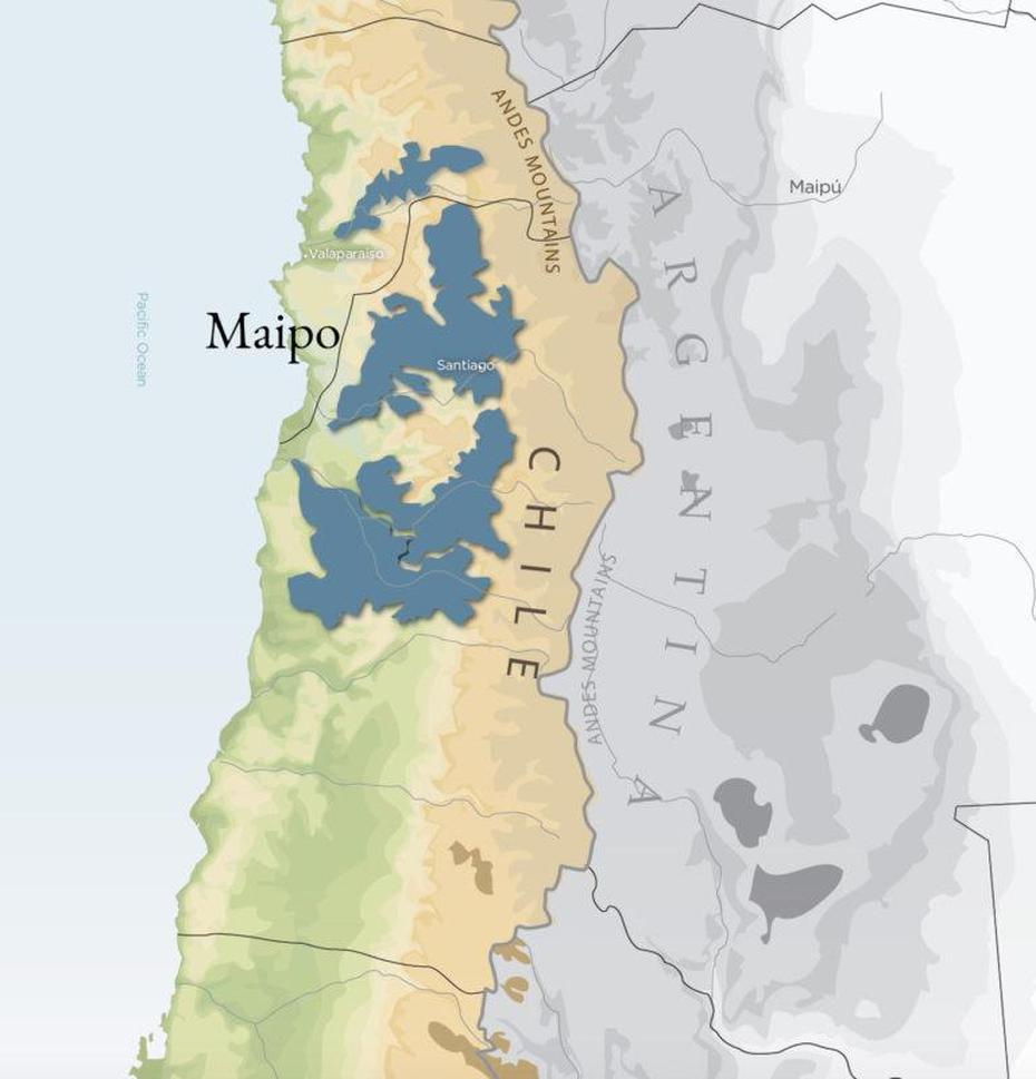 Maipo Wine, Maipo Valley, Wine Region, Isla De Maipo, Chile