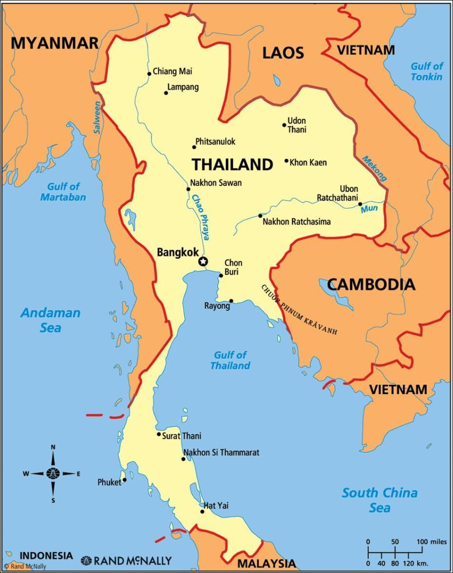 Map – Thailand, Ban Phai, Thailand, Ban Phai, Thailand