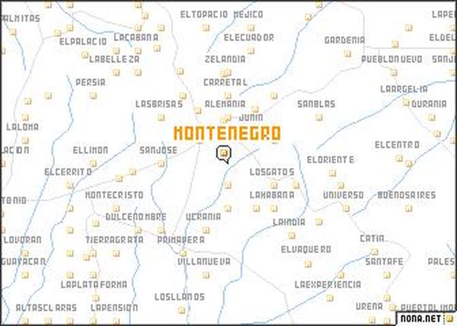 Montenegro (Colombia) Map – Nona, Montenegro, Colombia, Finca Colombia, Montenegro Hotels