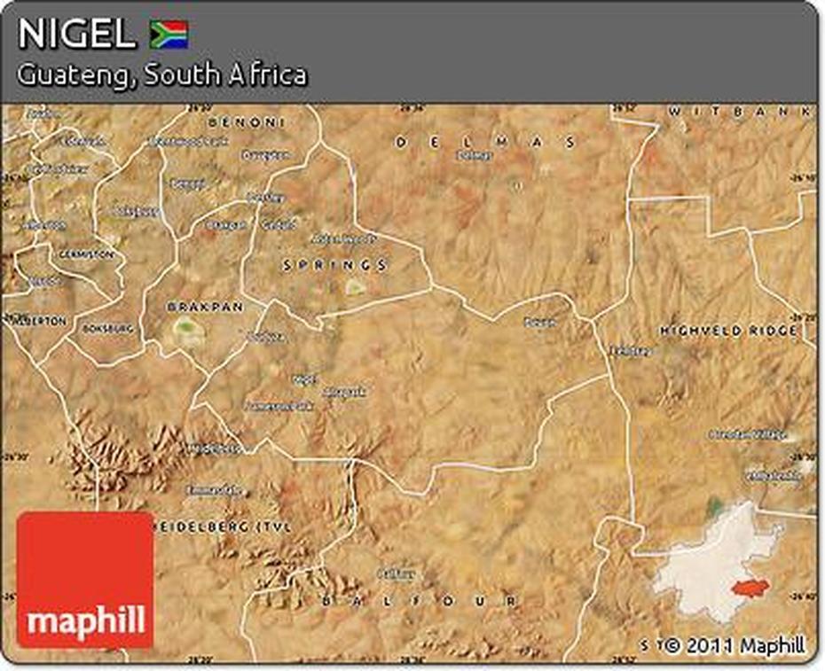 Nigel Marven, Witbank South Africa, Satellite , Nigel, South Africa