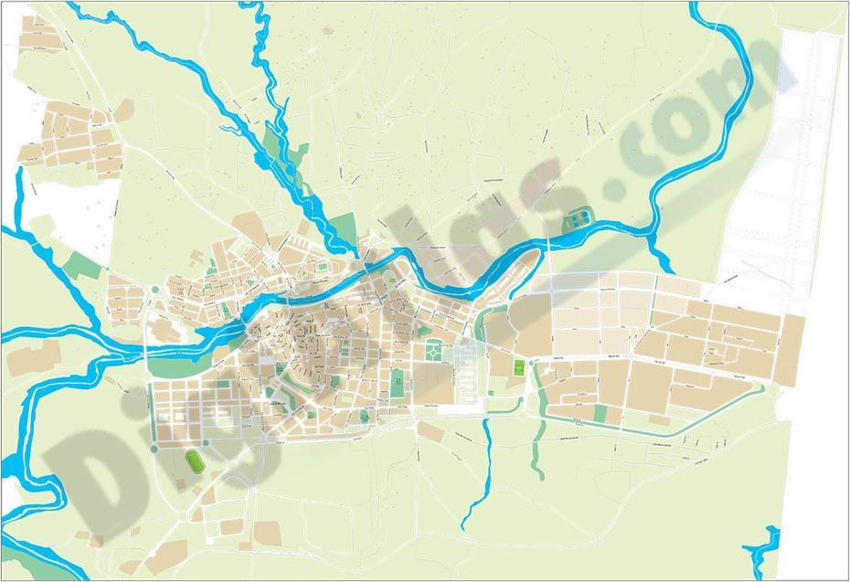 Ontinyent-Onteniente (Valencia) – City Map, Onteniente, Spain, Spain City, Spain Rivers