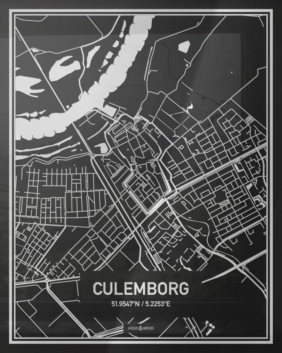 Plattegrond Culemborg Centrum – Hood&Wood, Culemborg, Netherlands, Culemborg, Netherlands