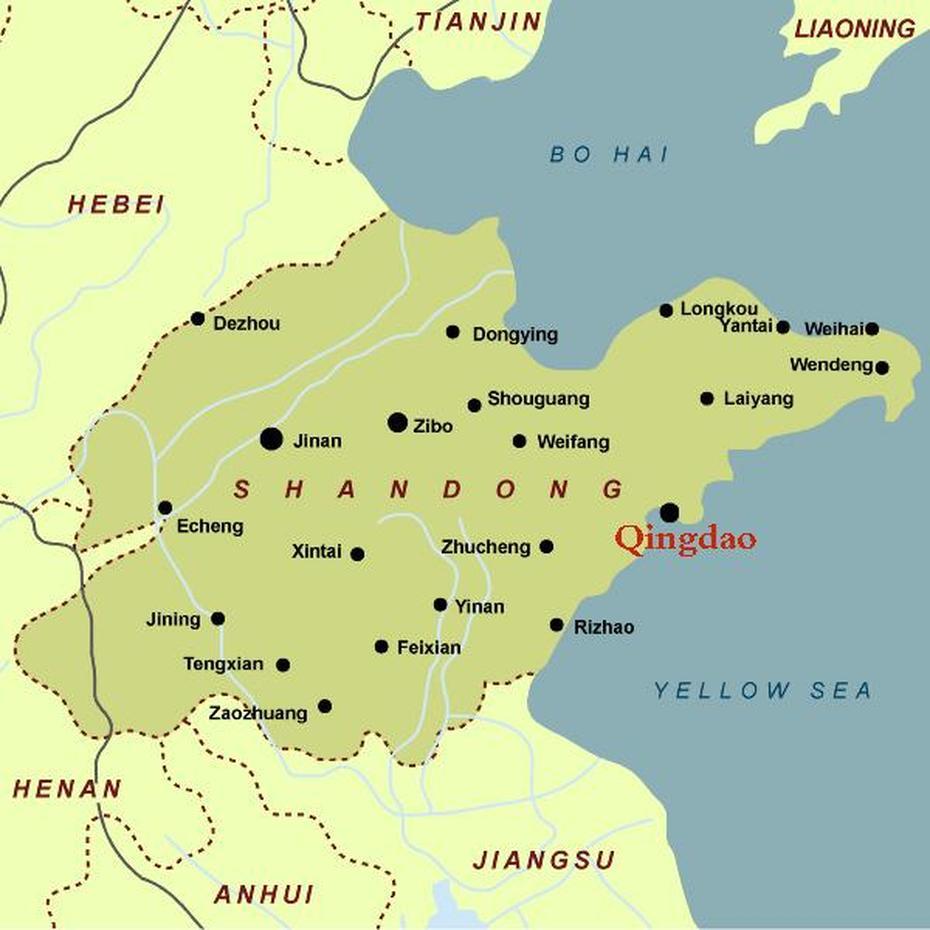 Qingdao Map, Qingdao China Map, Qingdao City Map, Kuaidamao, China, China  Svg, Cities In China