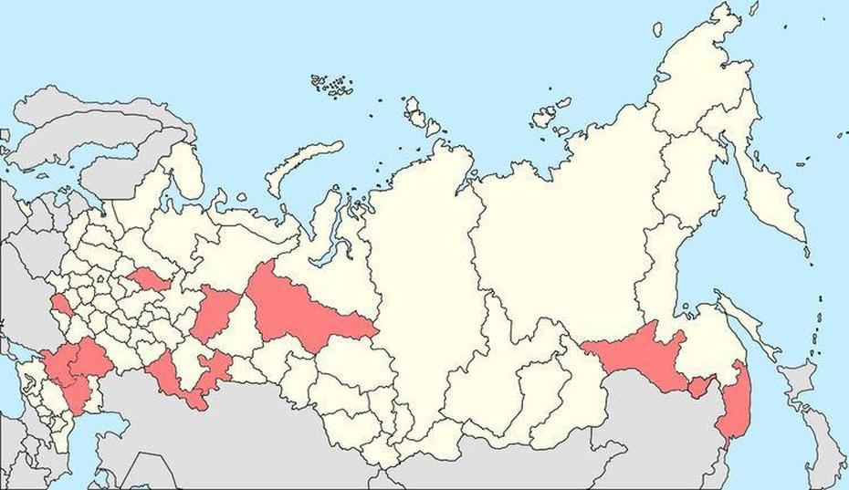 Russia States, Russia  With Countries, Russia, Oktyabrsk, Russia