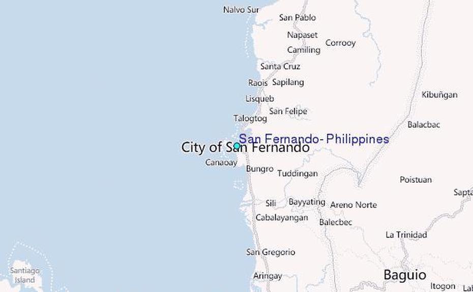 San Fernando, Philippines Tide Station Location Guide, San Fernando, Philippines, San Fernando La Union, Cebu City