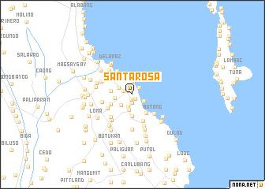 Santa Rosa (Philippines) Map – Nona, Santa Rosa, Philippines, Of Laguna Province, Area  Of Santa Rosa