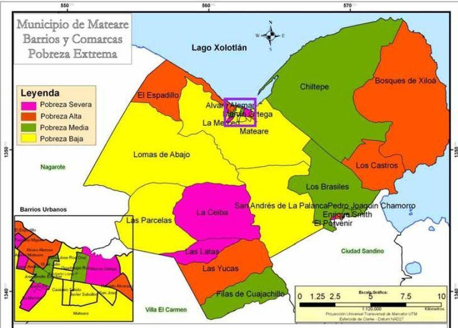 Alcaldia De Mateare: Urbanismo, Mateare, Nicaragua, Lake Nicaragua On, Nicaragua In World