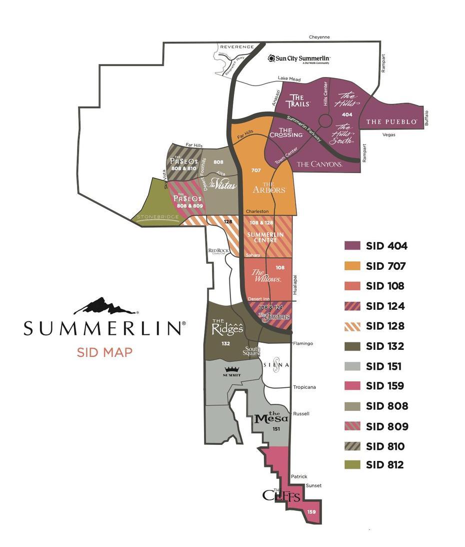 B”Faqs About Summerlins Special Improvement Districts (Sid …”, Summerlin South, United States, United States Travel, Usa  United States