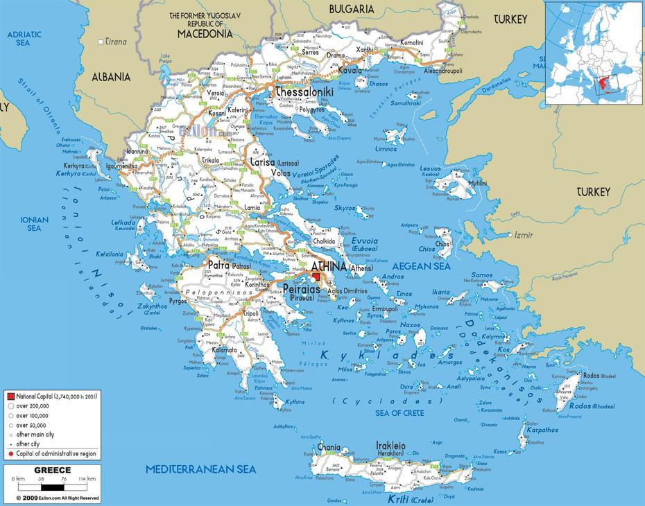 Big  Of Greece, Hellas Greece, Detailed , Oraiókastro, Greece