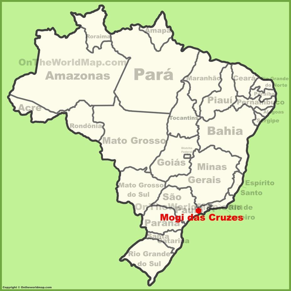 A De Sao  Paulo, Sorocaba  Sao Paulo, Cruzes, Mogi Das Cruzes, Brazil