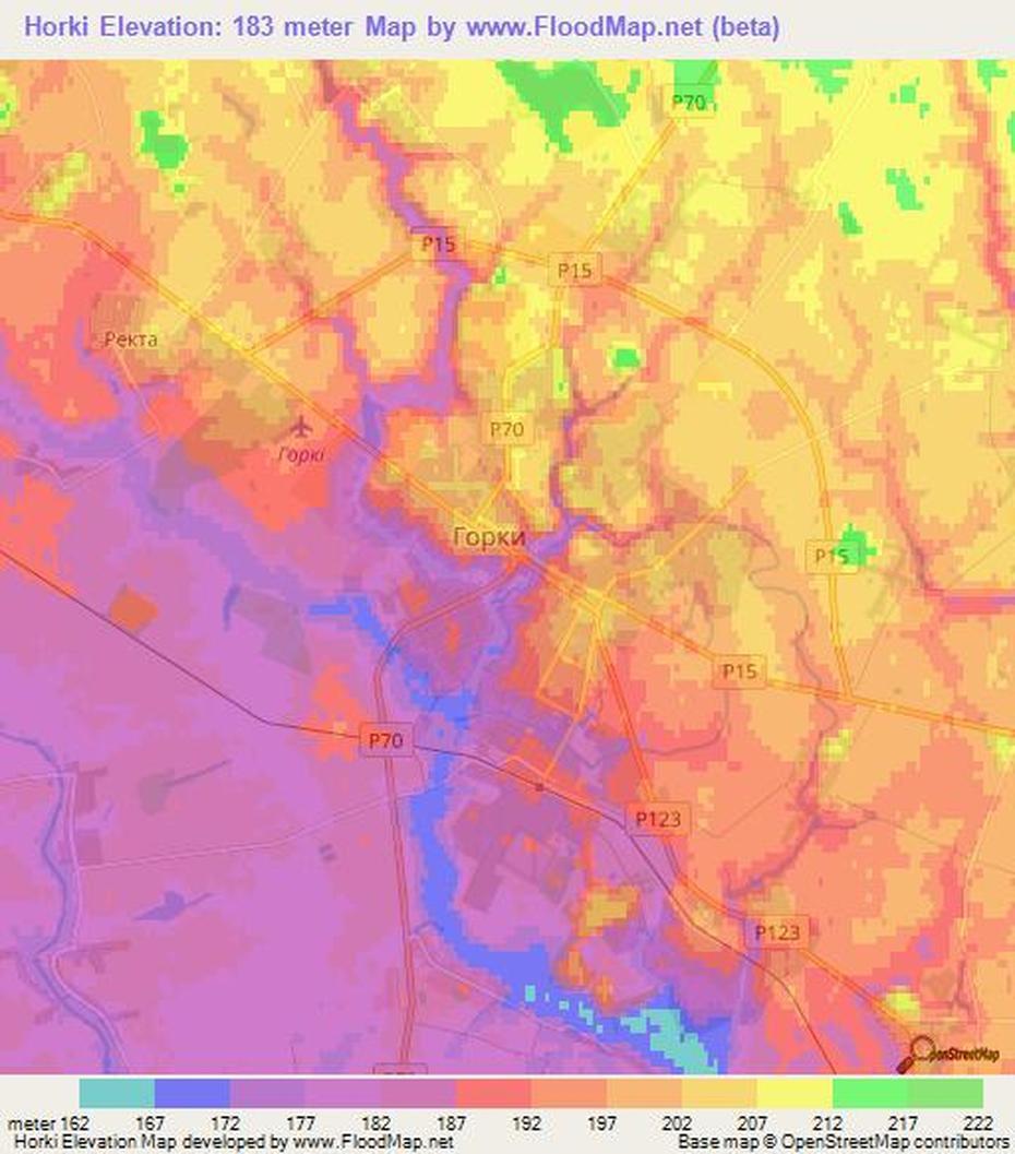 Elevation Of Horki,Belarus Elevation Map, Topography, Contour, Horki, Belarus, Horki, Belarus