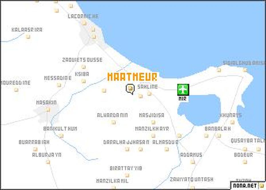 Maatmeur (Tunisia) Map – Nona, Mateur, Tunisia, Mateur, Tunisia