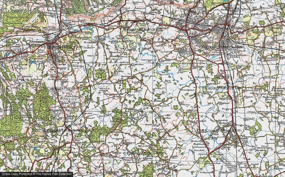 Map Of Leigh, 1920 – Francis Frith, Leigh, United Kingdom, Large Uk, Simple  United Kingdom